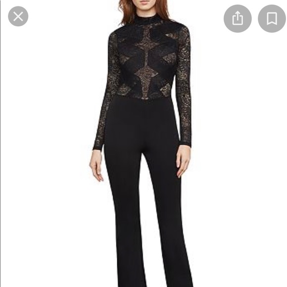 BCBG MaxAzria Elshane Lace Jumpsuit - Picture 6 of 6